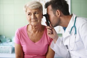 ENT Doctor Examining Woman